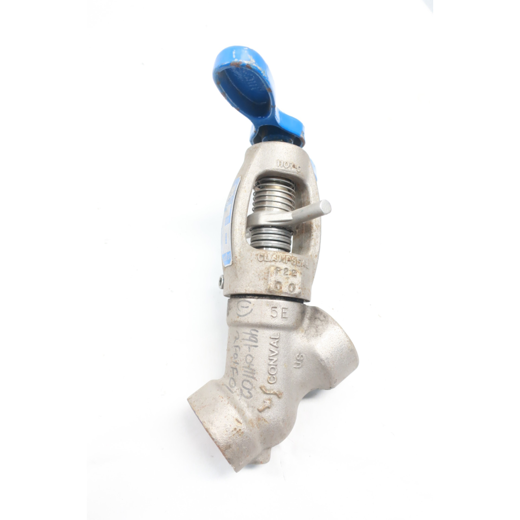 Conval 13C20-F225E-1103 Manual Steel Socket Weld Globe Valve 1/2in 2500