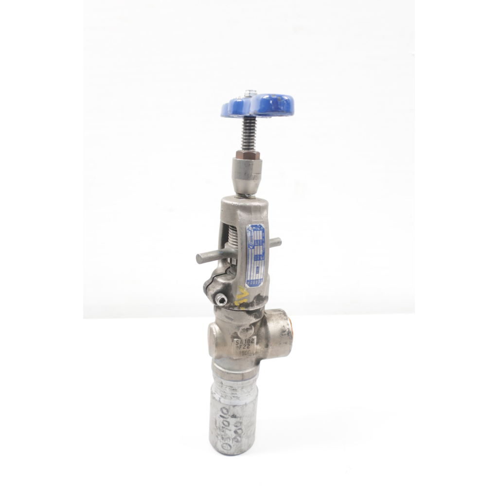 Conval 12N2FJ-F225F-3536 1500 Steel Socket Weld 1in Globe Valve
