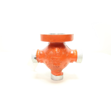 Copes Vulcan 129137 Steel Socket Weld Valve Body 1-1/2in 600 3-way