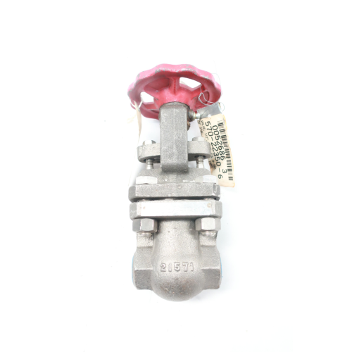 Crane 4214A Manual Stainless Socket Weld Wedge Gate Valve 1/2in