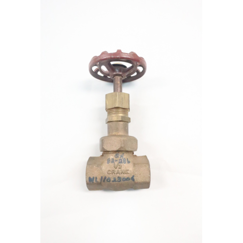 Crane 634E Manual Bronze Threaded 1/4in Npt Wedge Gate Valve