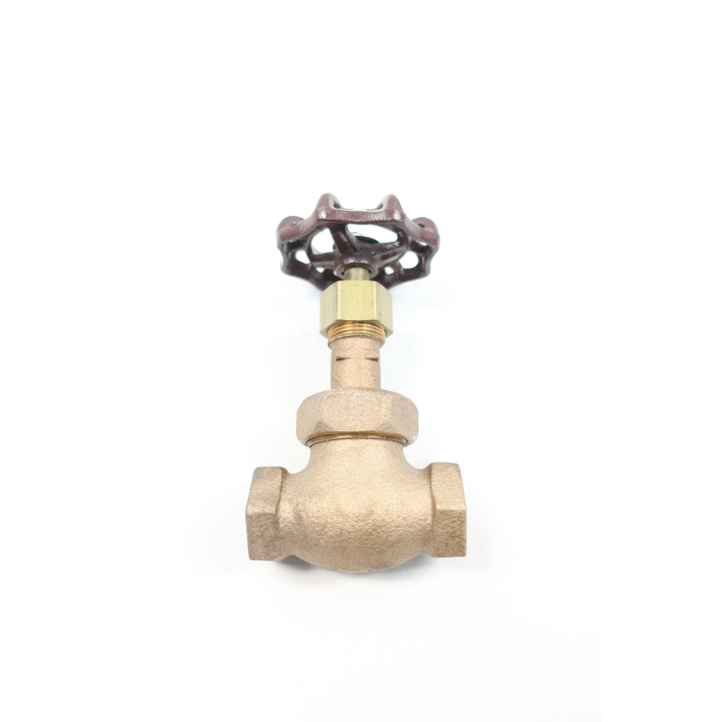 Crane 141/2P Manual Brass Globe Valve 1/2in Npt