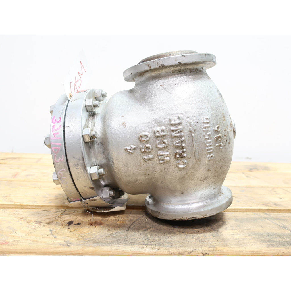 Crane 147-1/2XU 150 Steel Butt Weld 4in Swing Check Valve