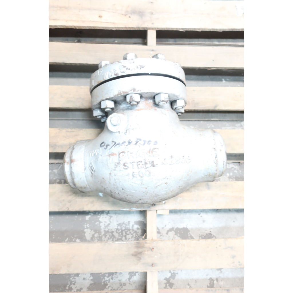 Crane 1751/2X Steel Butt Weld 4in Check Valve 600