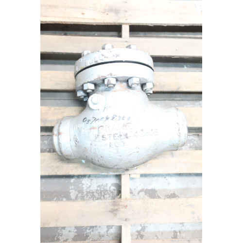 Crane 1751/2X Steel Butt Weld 4in Check Valve 600