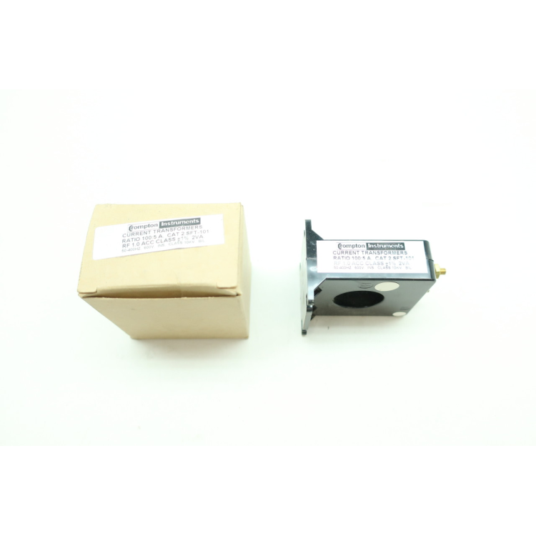 Crompton 2 SFT-101 Current Transformer 100:5 600v-ac