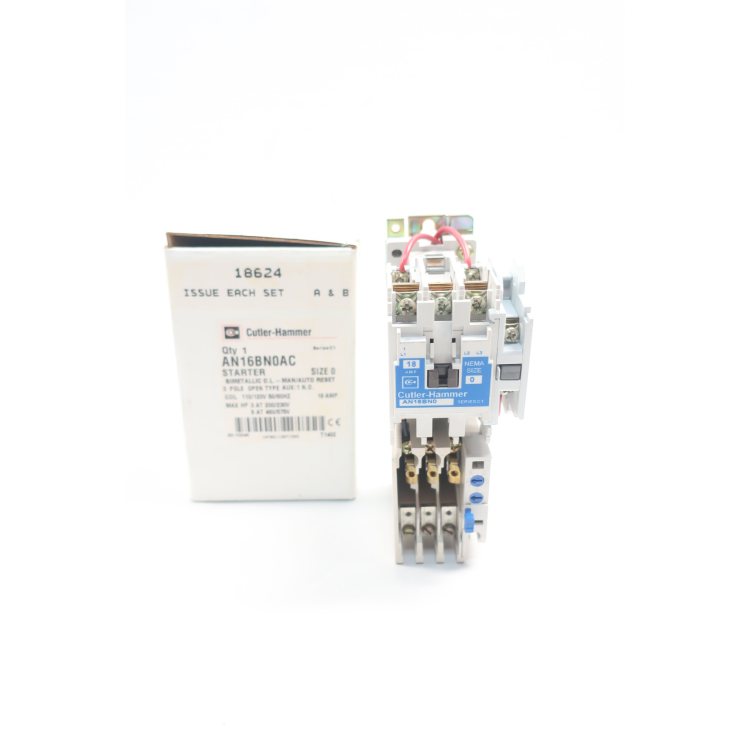 Cutler Hammer AN16BN0AC Size 0 Full Voltage Starter 120v-ac 5hp