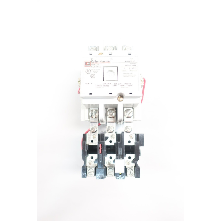Cutler Hammer A200M2CAC Size 2 Full Voltage Starter 120v-ac 25hp
