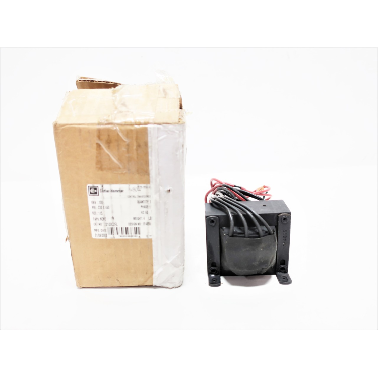 Cutler Hammer C0100C2FL 1ph 100va 230/460v-ac 115v-ac Voltage Transformer