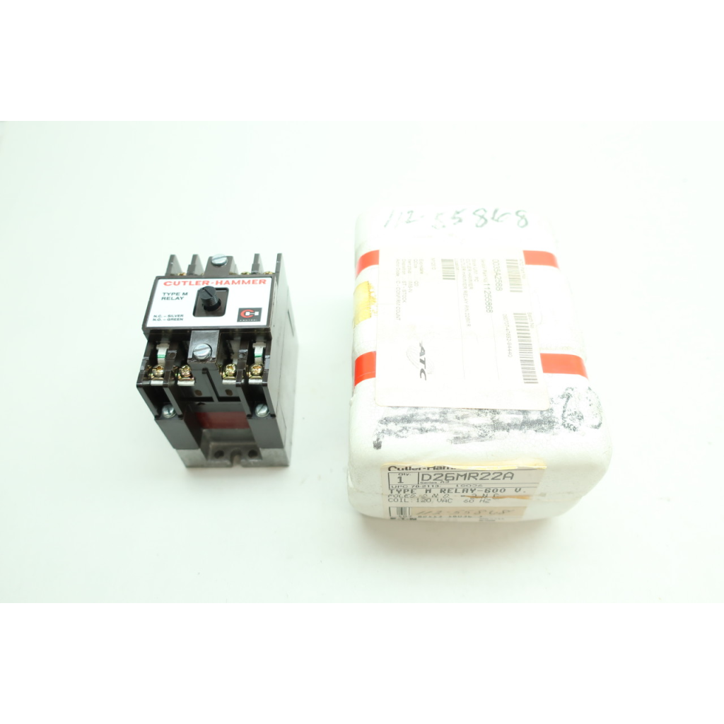 Cutler Hammer D23MR40A Type M Relay 120v-ac