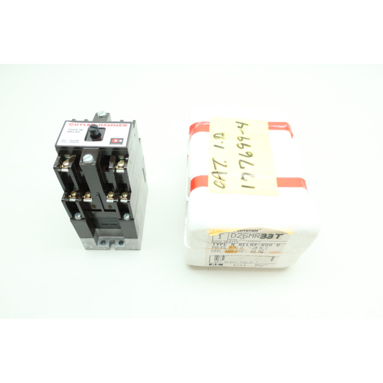 Cutler Hammer D26MR33T Type M Latched Relay 24v-ac