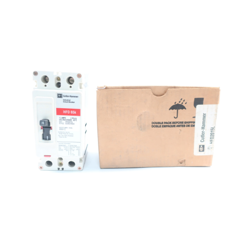 Cutler Hammer HFD2015L Molded Case Circuit Breaker Ser C 2p 15a Amp 600v-ac