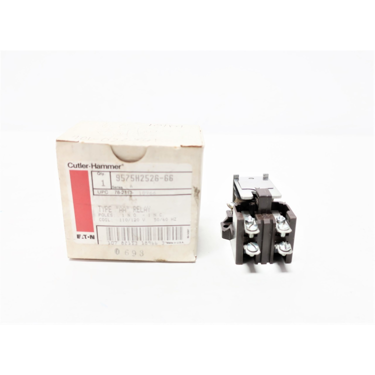 Cutler Hammer 9575H2526-66 Type Aa 120v-ac Relay