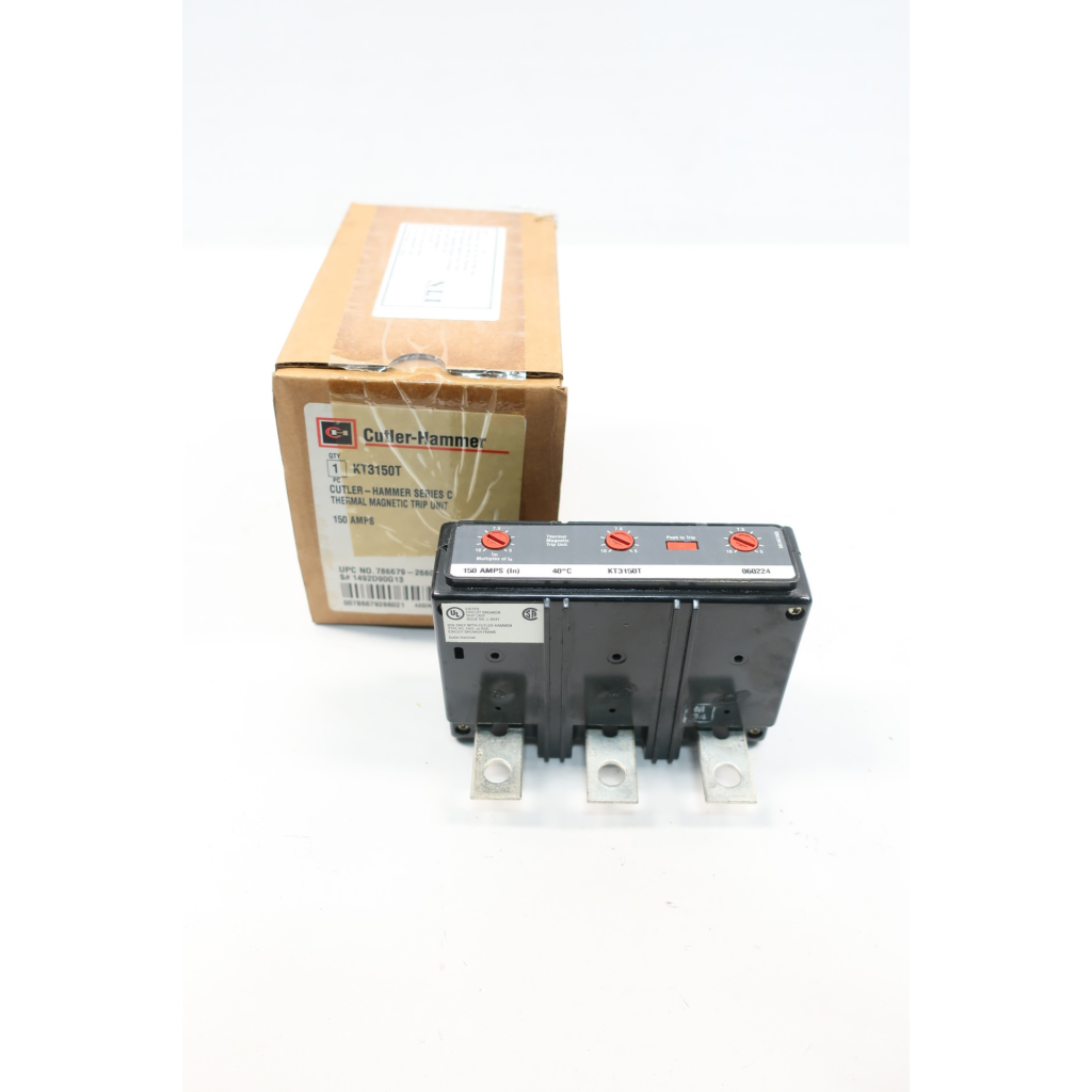 Cutler Hammer KT3150T Circuit Breaker Trip Unit 3p 150a Amp