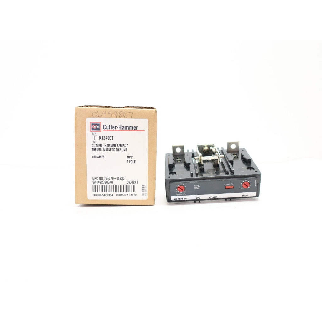 Cutler Hammer KT2400T Trip Unit 2p 400a Amp 600v-ac
