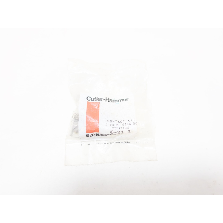 Cutler Hammer 6-21-3 3p Contactor Contact Kit Size 00
