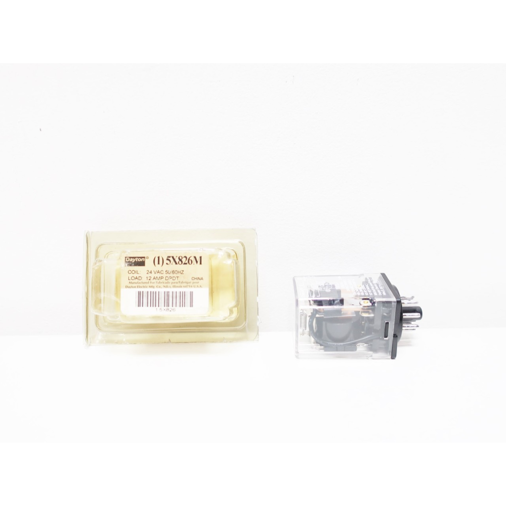 Dayton 5X826M 24v-ac Plug-in Relay