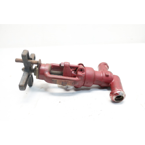 Dewrance M089S006B Globe Valve Manual Butt Weld 1in