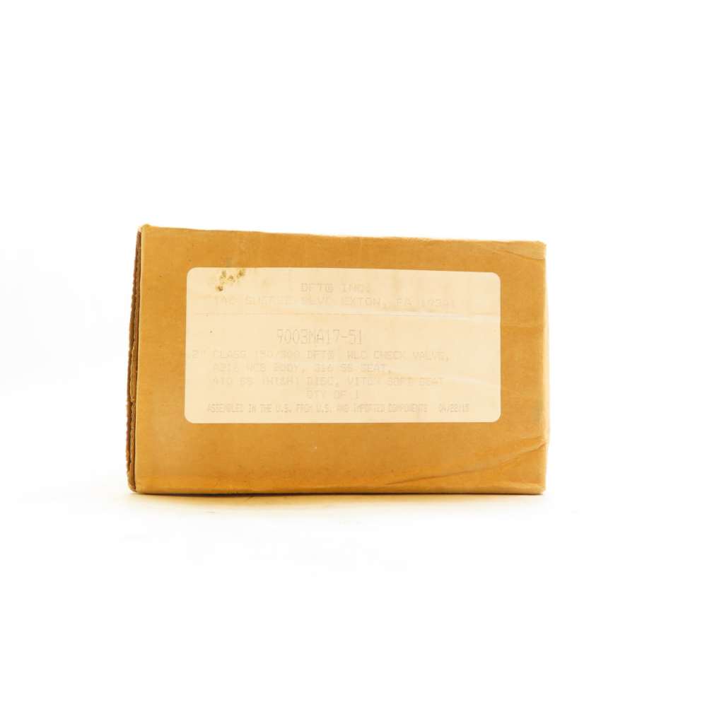 Dft Valves 9003MA17-51 Steel Check Valve 150 2in
