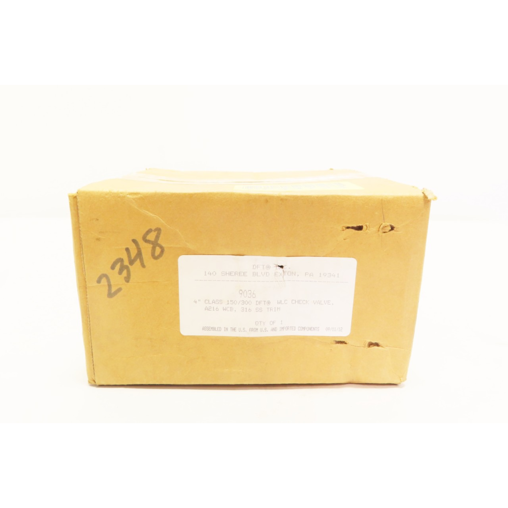 Dft Valves 9036 300 Steel Wafer 4in Check Valve