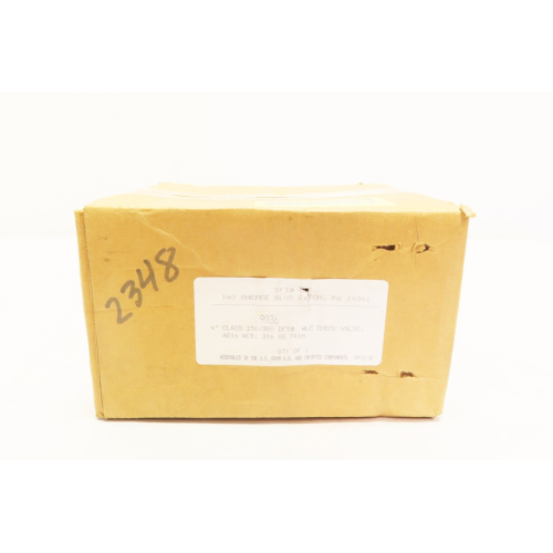 Dft Valves 9036 300 Steel Wafer 4in Check Valve