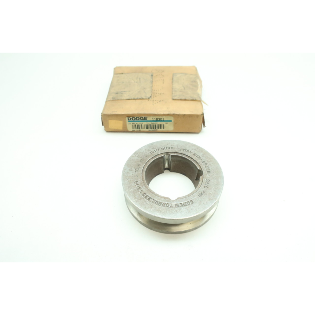 Dodge 118301 1A3.4B3.8-1610 Taper-lock 1 Groove V-belt Sheave