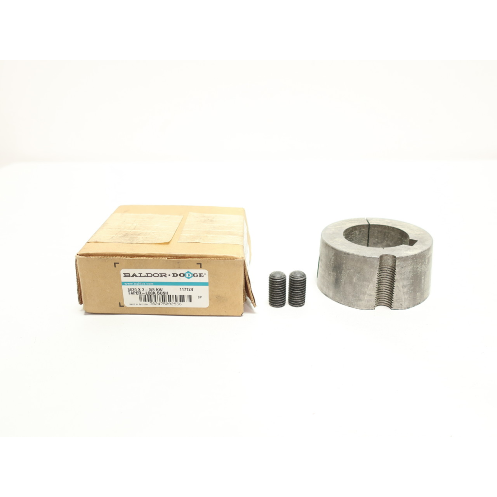 Dodge 117124 3020 X2 3/8KW Baldor 2-3/8in Taper Bushing
