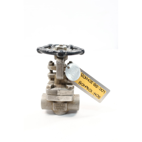 Douglas Chero R253/TH Manual Stainless Socket Weld Wedge Gate Valve 3/4in 800