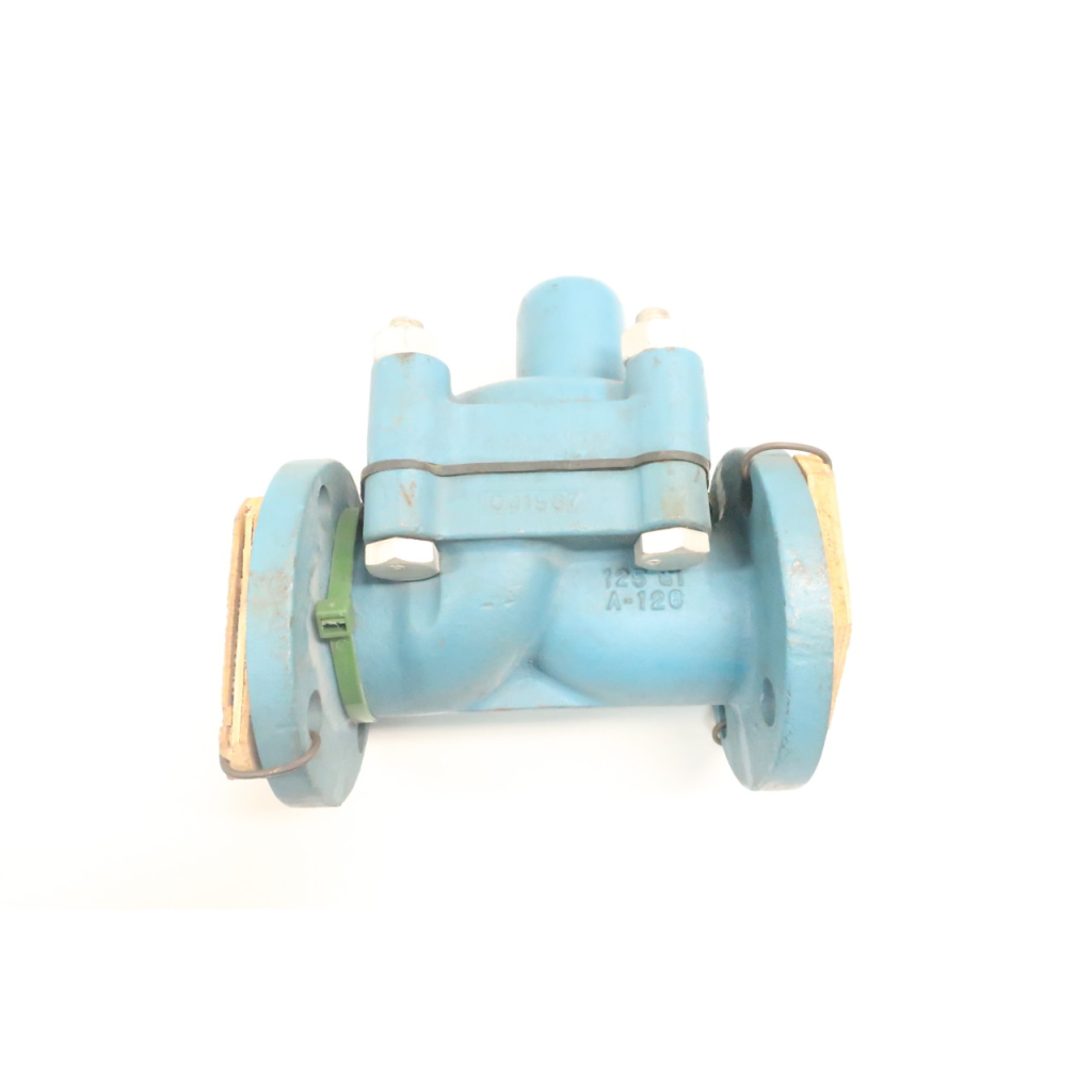 Dow Chemical Saran 125 Iron Flanged 2in Diaphragm Valve