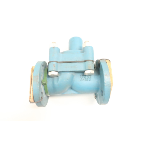 Dow Chemical Saran 125 Iron Flanged 2in Diaphragm Valve