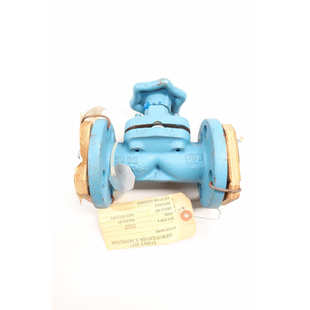 Dow Manual Steel Flanged Diaphragm Valve 150 1in