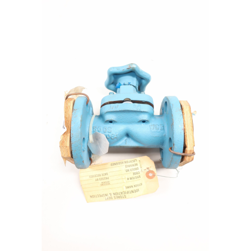 Dow Manual Steel Flanged Diaphragm Valve 150 1in