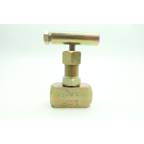 Dragon 10P013 Manual Brass Needle Valve 1/4in Npt