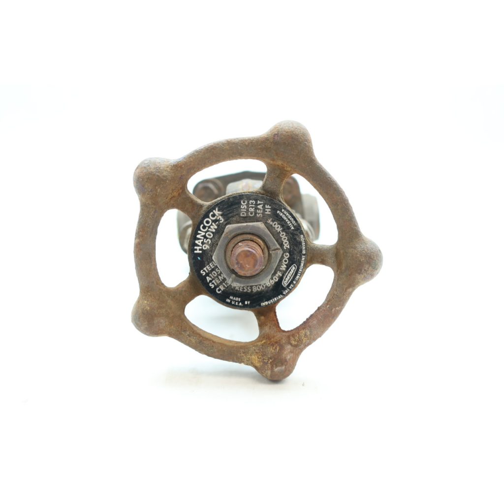 Dresser 950W-3 Hancock Manual Steel Weld 3/8in Wedge Gate Valve