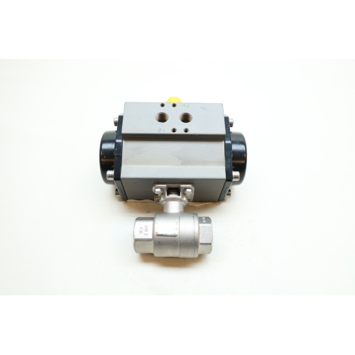 Duravalve AS7213 Ball Valve Pneumatic Stainless Threaded 3/4in Npt