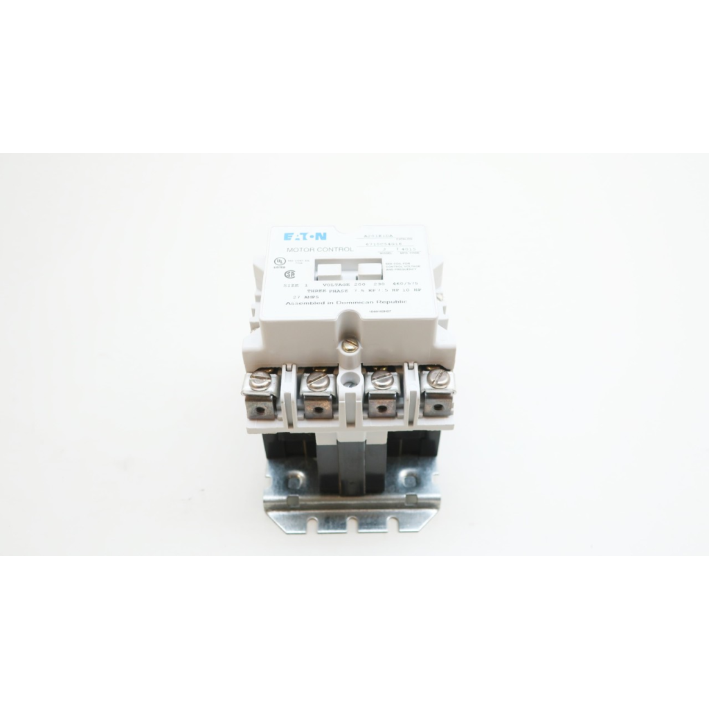 Eaton A201K1DA Ac Contactor Model J 120v-ac 27a Amp 10hp Size 1