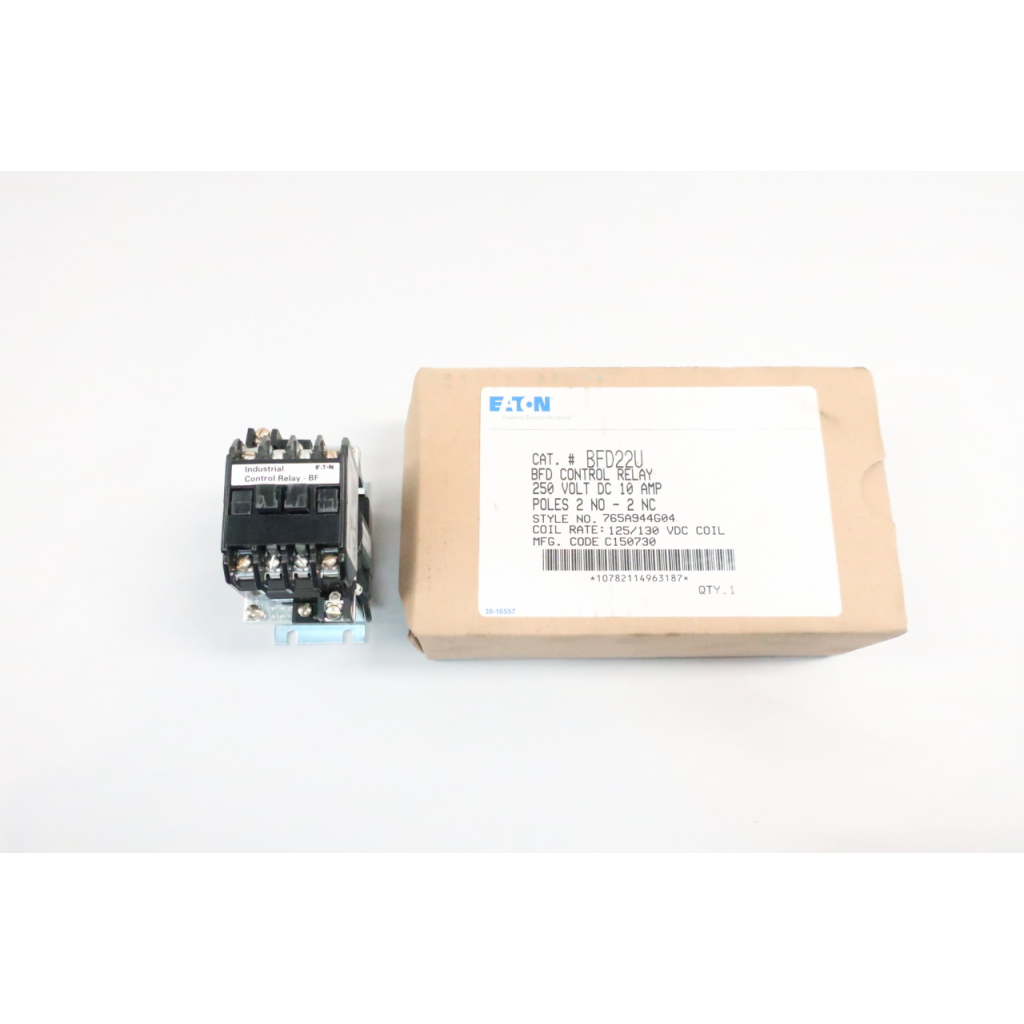 Eaton BFD22U Bfd Control Relay 125/130v-dc