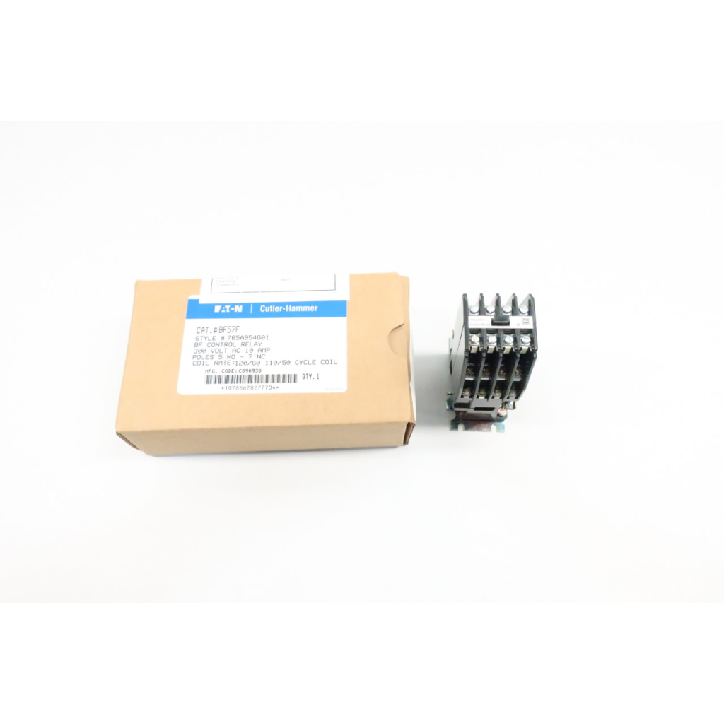 Eaton BF57F 765A954G01 Cutler-hammer Control Relay 120v-ac