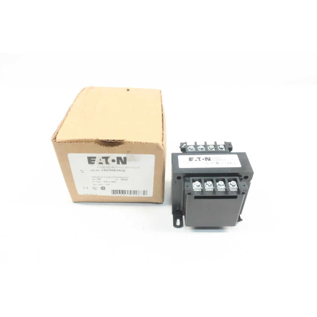 Eaton CE0100E2ACE Industrial Control Transformer 100va 230/460v-ac 115v-ac