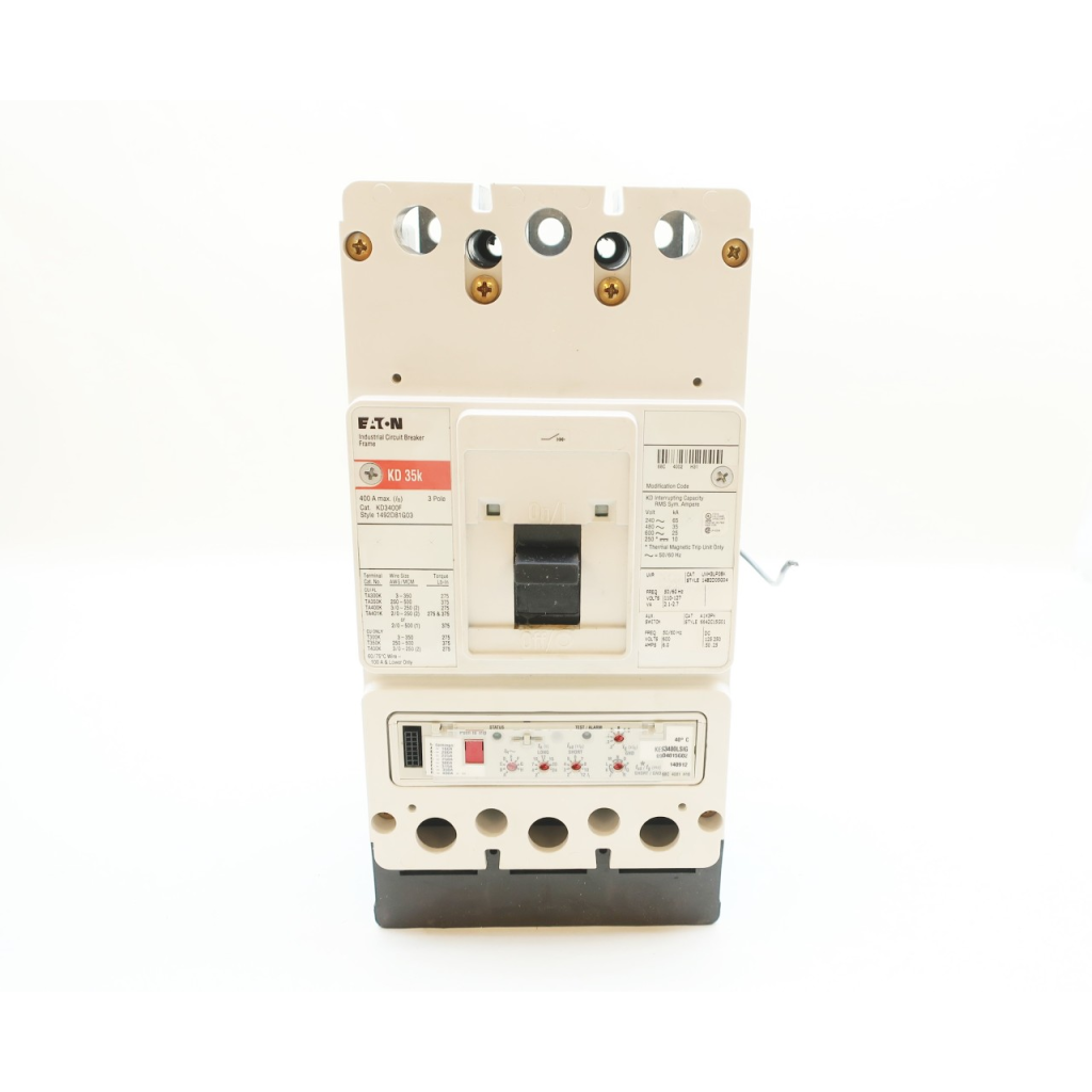 Eaton KD3400F KES3400LSIG 3p 400a Amp 600v-ac Molded Case Circuit Breaker