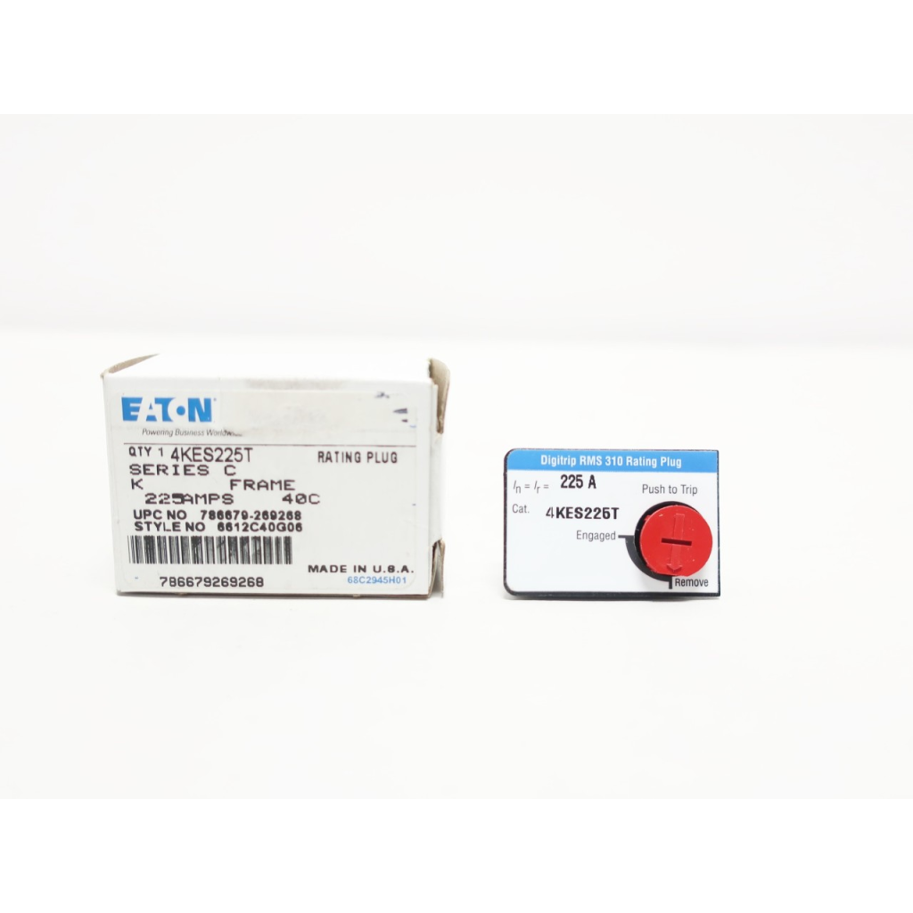 Eaton 4KES225T Ser C K Frame 225a Amp Circuit Breaker Rating Plug