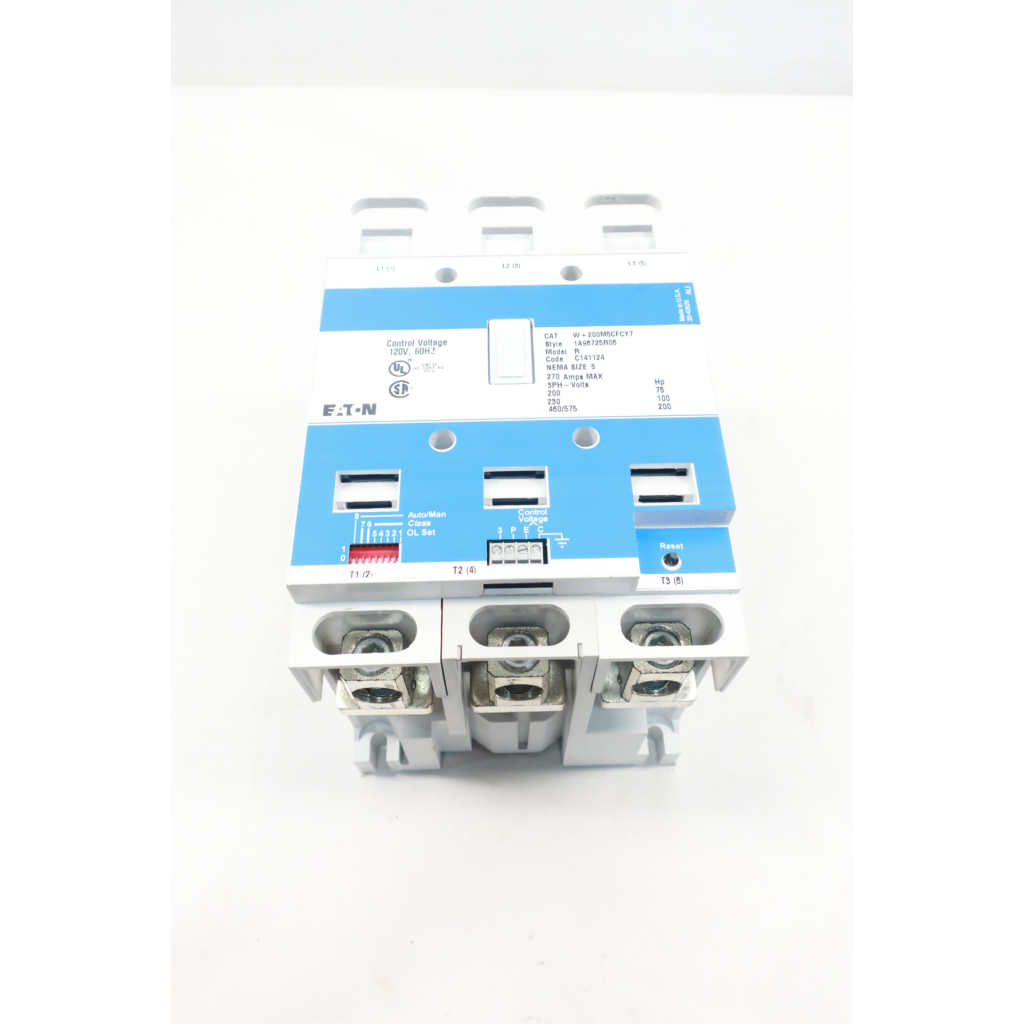 Eaton W+200M5CFCY7 Model R Size 5 Starter 120v-ac 200hp