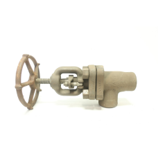 Edward Valve 949Y Manual Steel Socket Weld Angle Globe Valve 1in