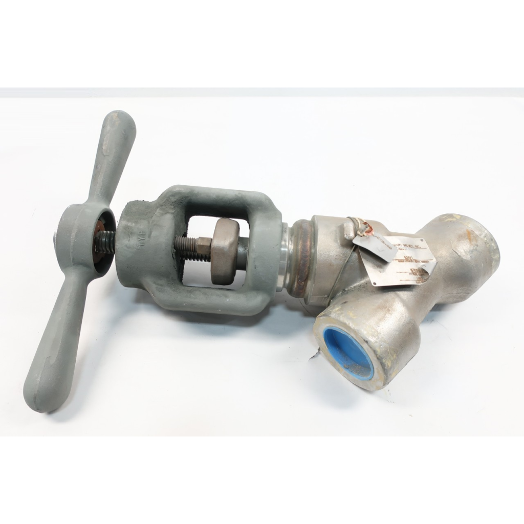 Edwards B36124F316LT1 Manual Steel Socket Weld Globe Valve 1500 2in