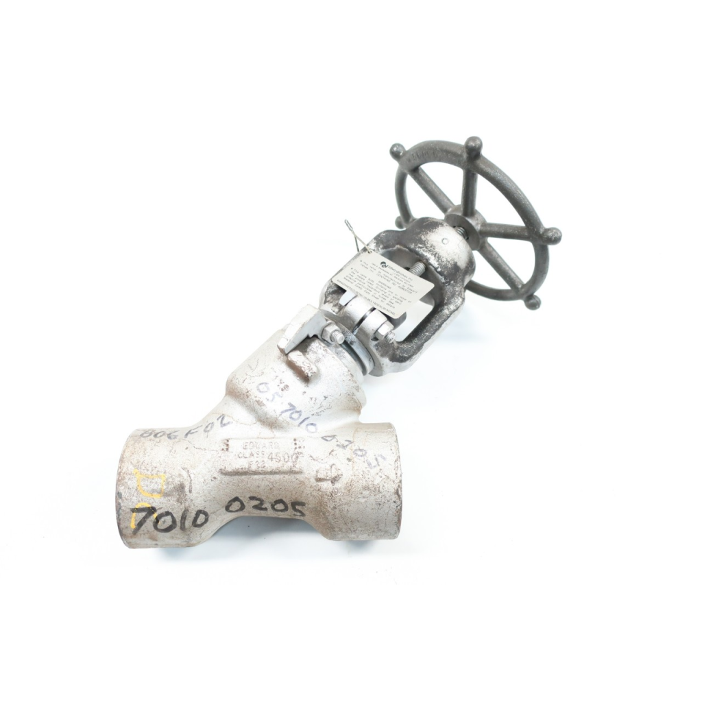 Edwards D96224F22 Univalve 4500 Socket Weld 1-1/2in Globe Valve