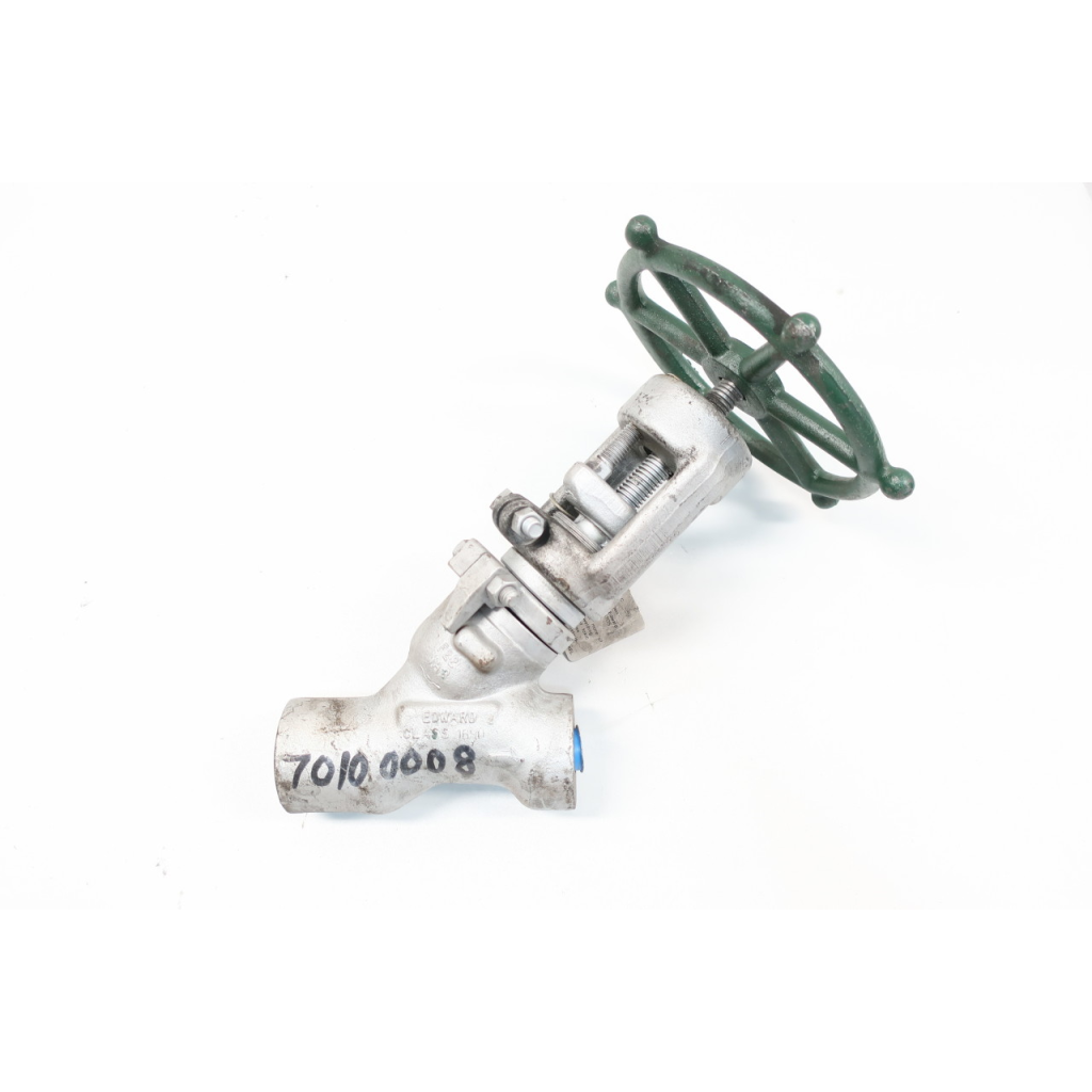 Edwards D36224F22 Univalve 1690 Steel Socket Weld 1/2in Globe Valve