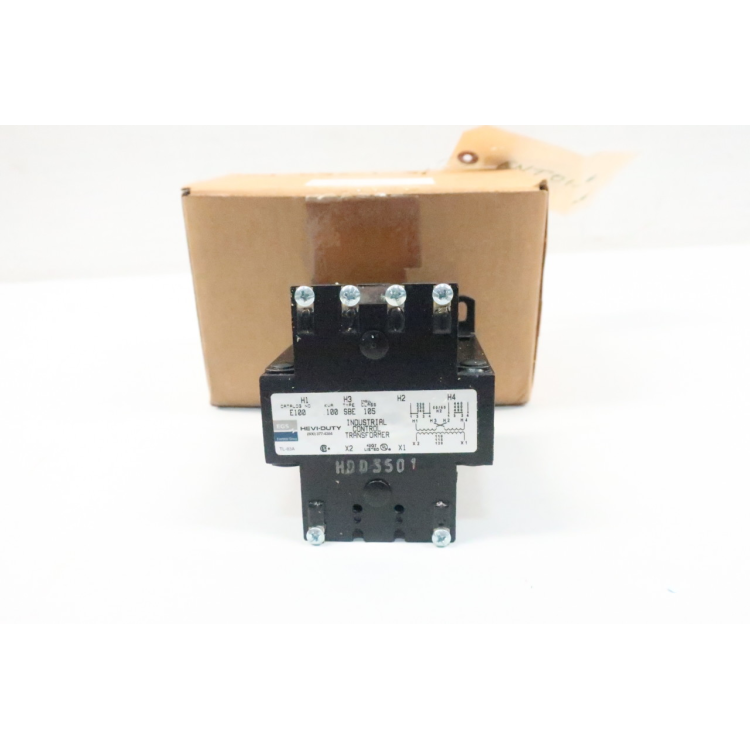 Egs E100 Hevi-duty Voltage Transformer 1ph 0.1kva 240/480v-ac 120v-ac