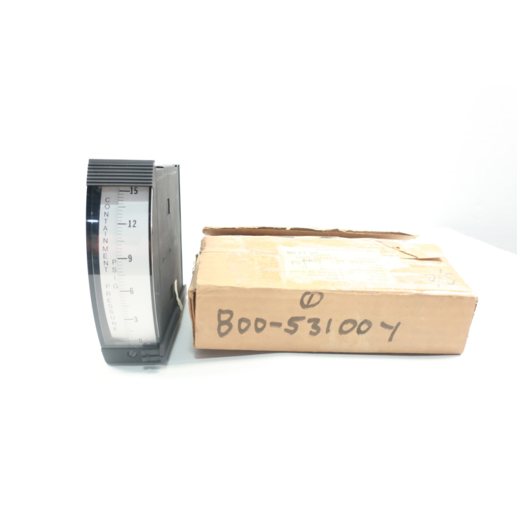 Eil Instruments 123762-06-5-607 Containment Pressure Meter 0-15psi