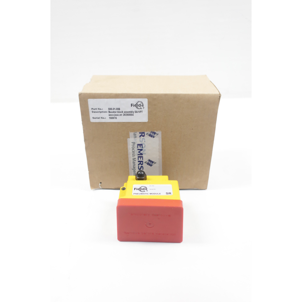 Emerson 500.01.008 Fieldq Pneumatic Module Booster Block