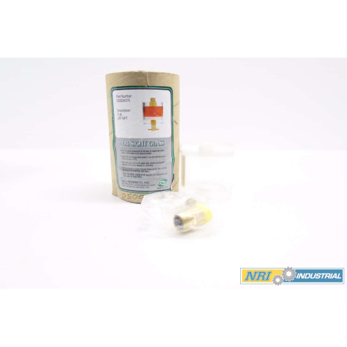Esco OSG3X375 Drain Valve Oil Sight Glass 3oz 3/8in Npt